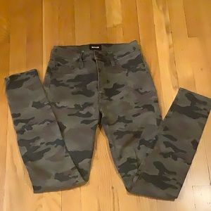 Hudson camouflaged jeans